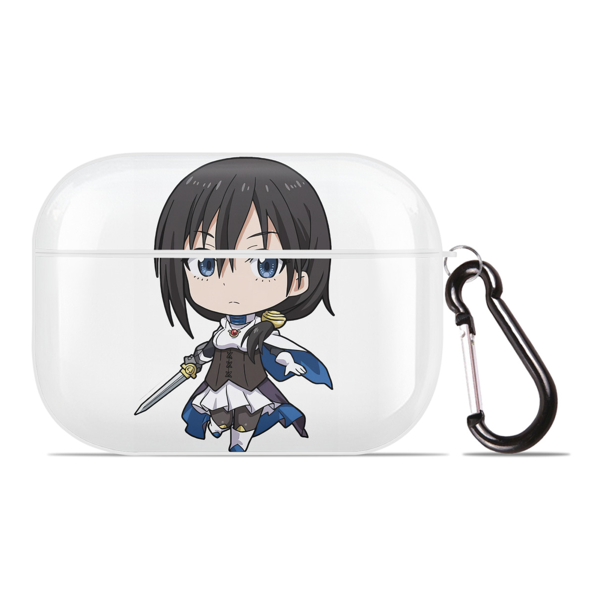 （画像用） 転スラ Regarding Reincarnated to Slime 【AirPods Pro用】ハードシェル保護ケース 耐衝撃・防指紋・カラビナ付き商品仕様