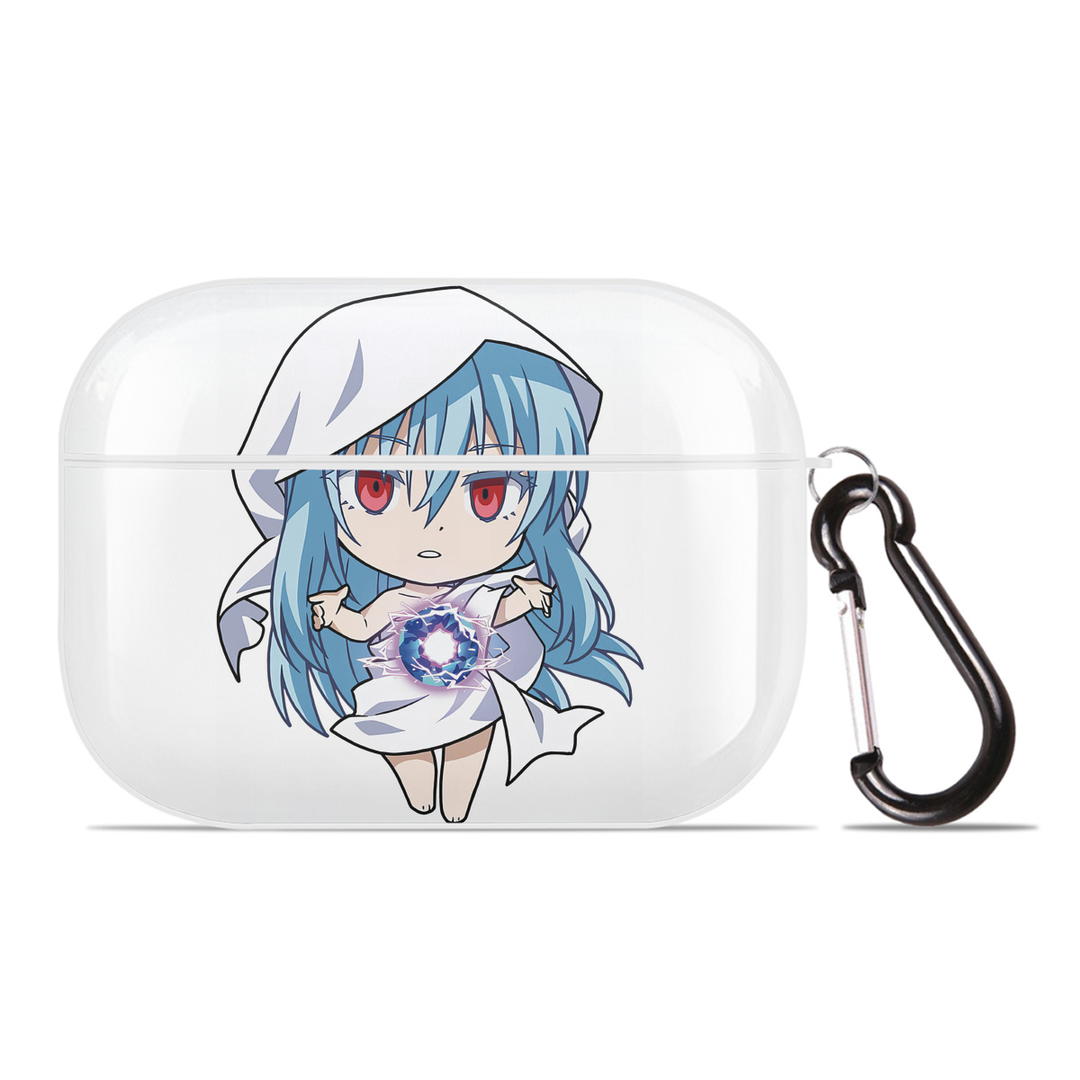 （画像用） 転スラ Regarding Reincarnated to Slime 【AirPods Pro用】ハードシェル保護ケース 耐衝撃・防指紋・カラビナ付き商品仕様
