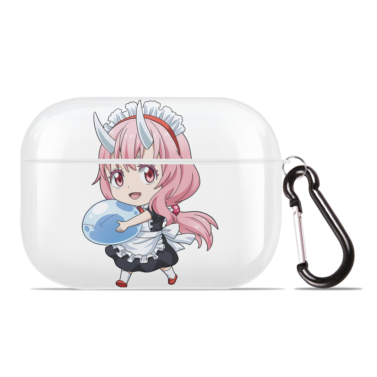 （画像用） 転スラ Regarding Reincarnated to Slime 【AirPods Pro用】ハードシェル保護ケース 耐衝撃・防指紋・カラビナ付き商品仕様