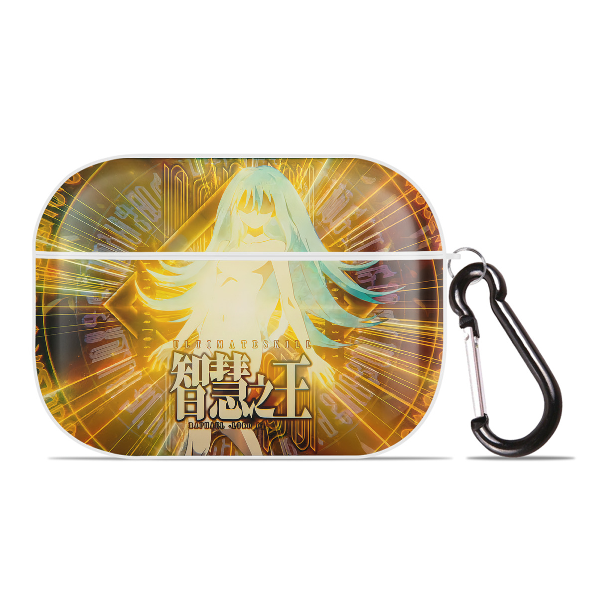 （画像用） 転スラ Regarding Reincarnated to Slime 【AirPods Pro用】ハードシェル保護ケース 耐衝撃・防指紋・カラビナ付き商品仕様