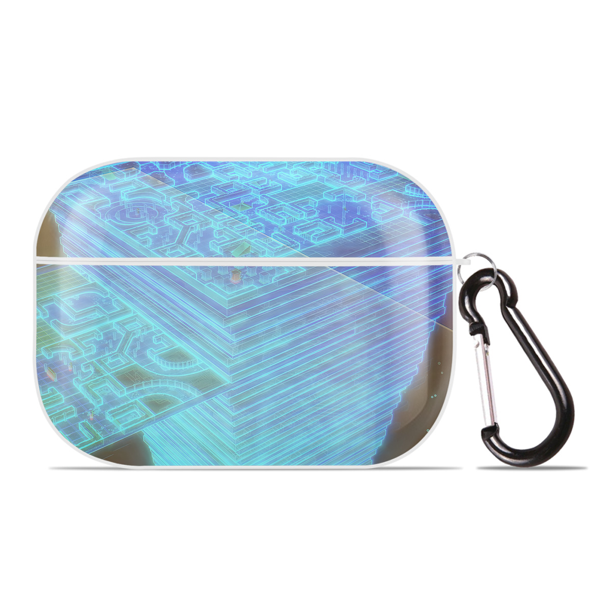 （画像用） 転スラ Regarding Reincarnated to Slime 【AirPods Pro用】ハードシェル保護ケース 耐衝撃・防指紋・カラビナ付き商品仕様