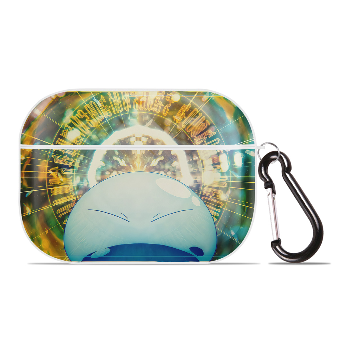 （画像用） 転スラ Regarding Reincarnated to Slime 【AirPods Pro用】ハードシェル保護ケース 耐衝撃・防指紋・カラビナ付き商品仕様