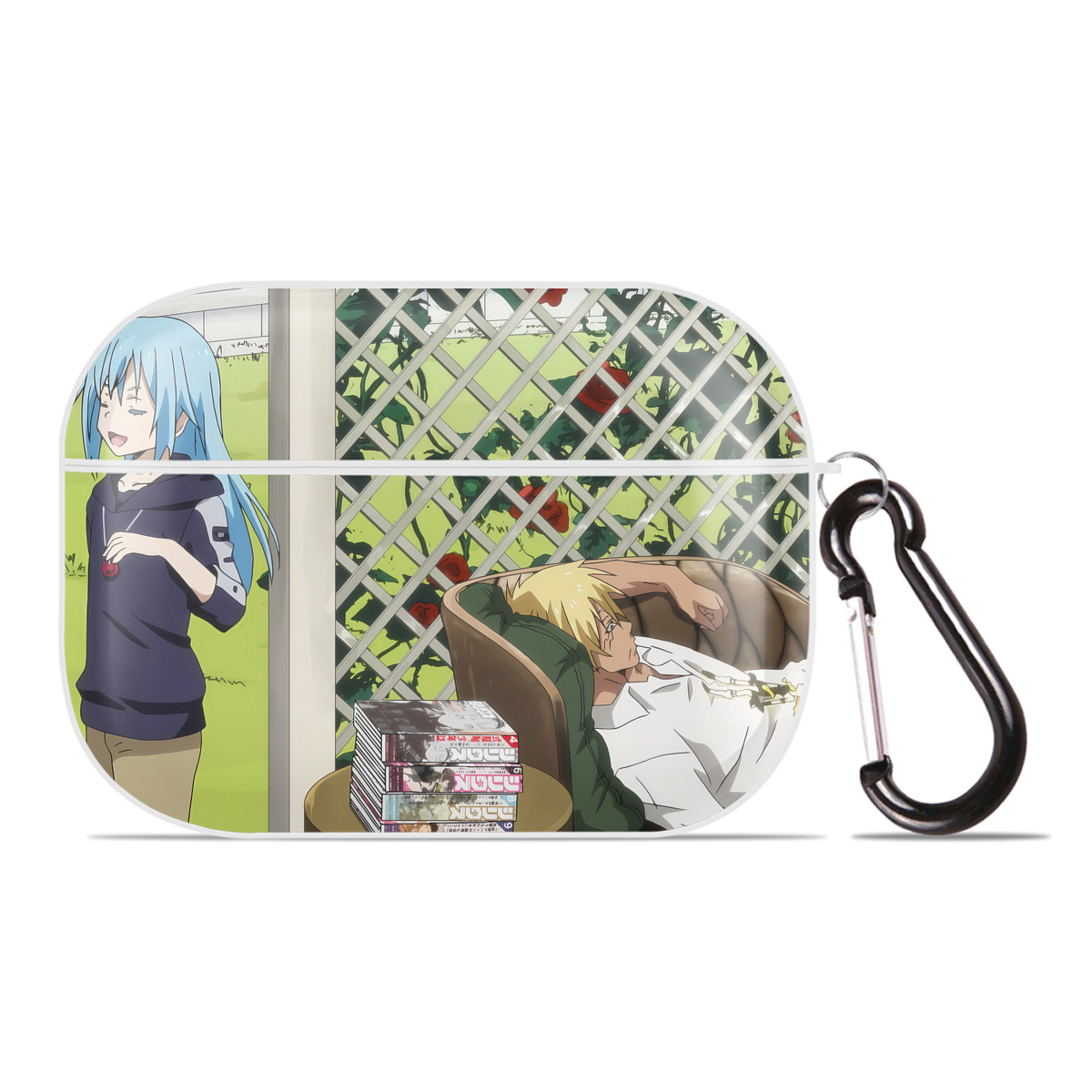 （画像用） 転スラ Regarding Reincarnated to Slime 【AirPods Pro用】ハードシェル保護ケース 耐衝撃・防指紋・カラビナ付き商品仕様