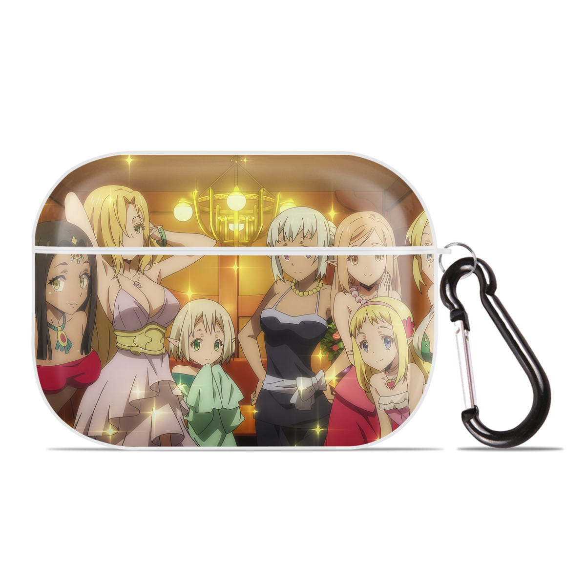 （画像用） 転スラ Regarding Reincarnated to Slime 【AirPods Pro用】ハードシェル保護ケース 耐衝撃・防指紋・カラビナ付き商品仕様