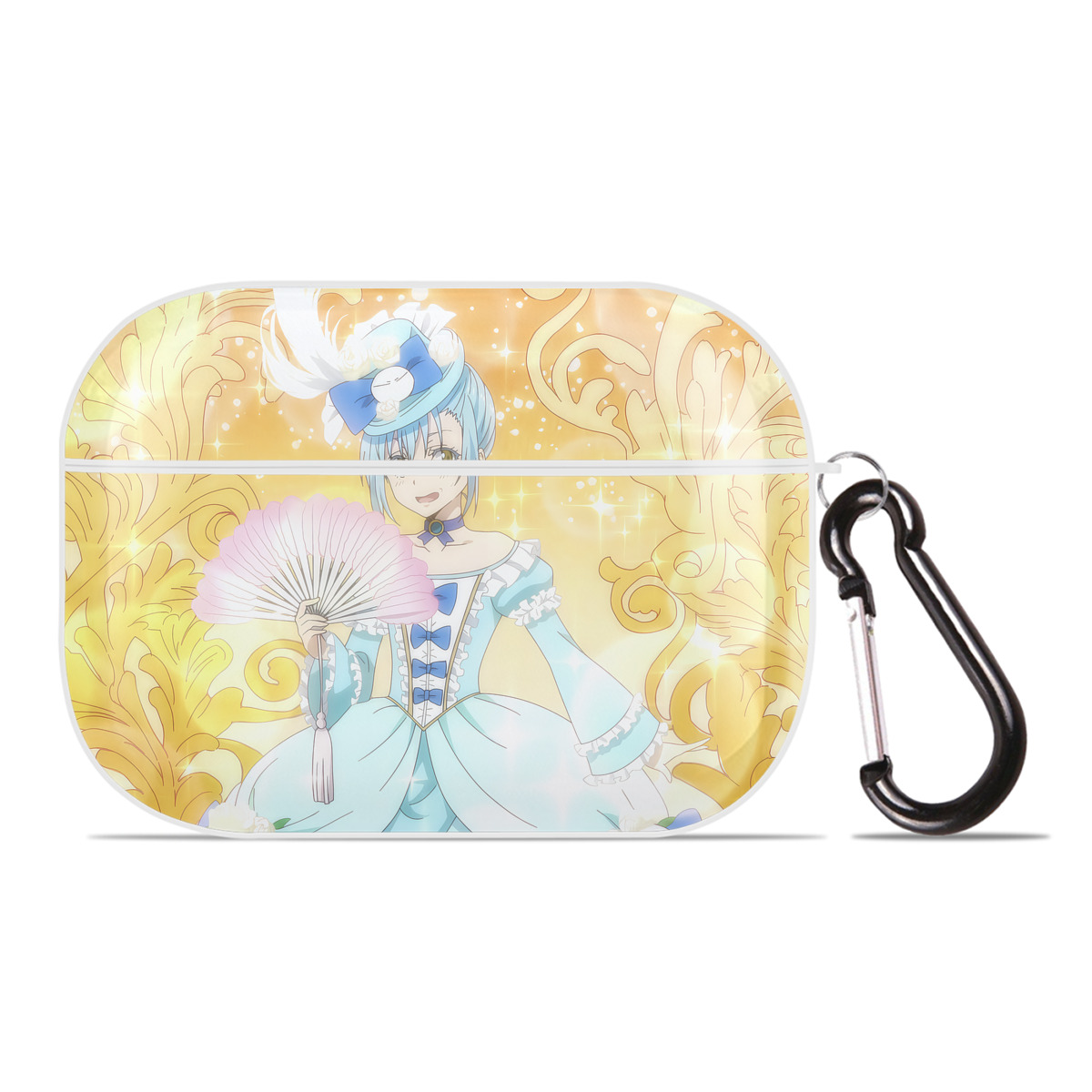 （画像用） 転スラ Regarding Reincarnated to Slime 【AirPods Pro用】ハードシェル保護ケース 耐衝撃・防指紋・カラビナ付き商品仕様