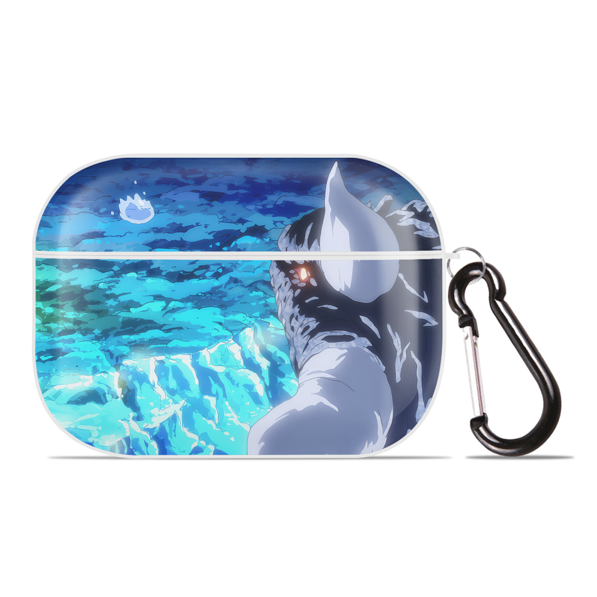 （画像用） 転スラ Regarding Reincarnated to Slime 【AirPods Pro用】ハードシェル保護ケース 耐衝撃・防指紋・カラビナ付き商品仕様