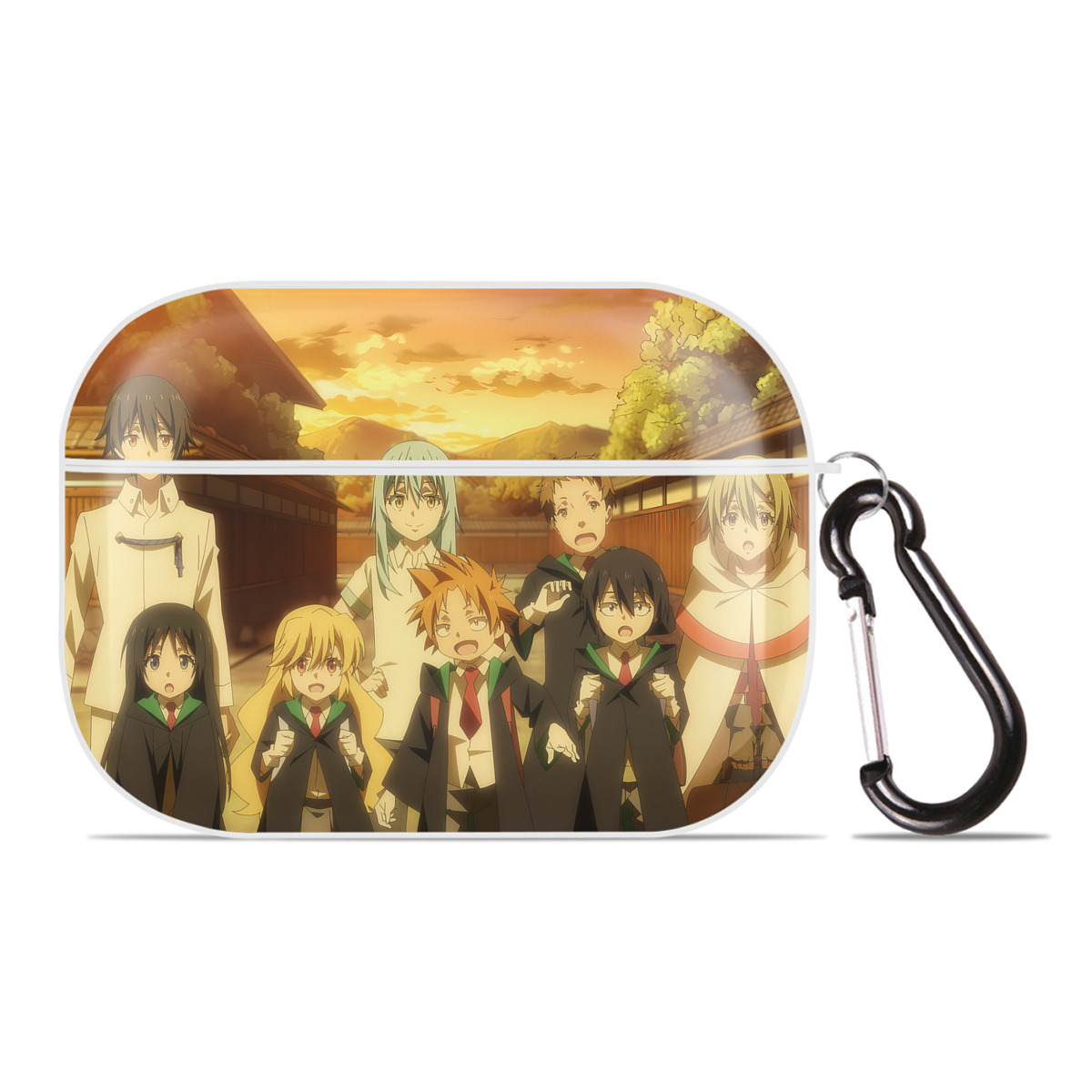 （画像用） 転スラ Regarding Reincarnated to Slime 【AirPods Pro用】ハードシェル保護ケース 耐衝撃・防指紋・カラビナ付き商品仕様