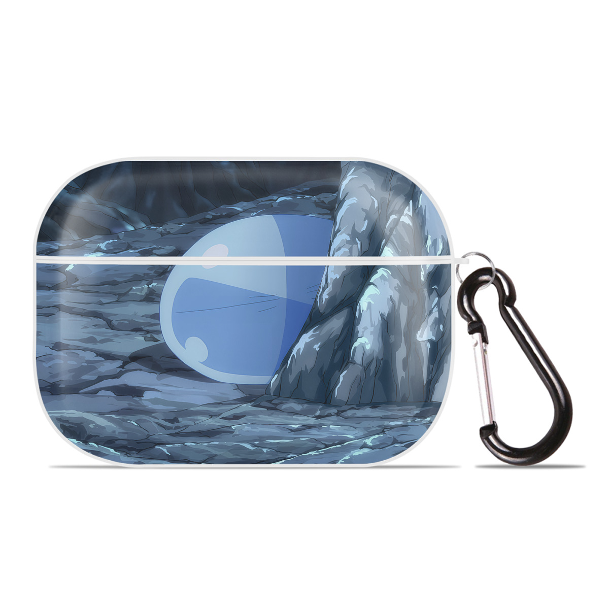 （画像用） 転スラ Regarding Reincarnated to Slime 【AirPods Pro用】ハードシェル保護ケース 耐衝撃・防指紋・カラビナ付き商品仕様