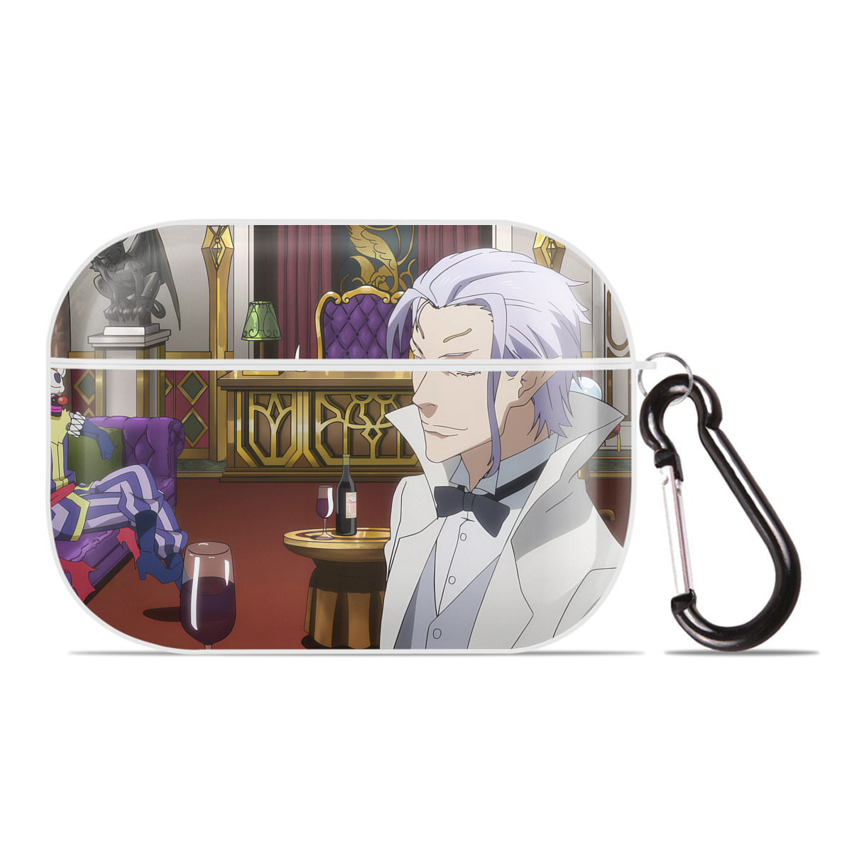 （画像用） 転スラ Regarding Reincarnated to Slime 【AirPods Pro用】ハードシェル保護ケース 耐衝撃・防指紋・カラビナ付き商品仕様