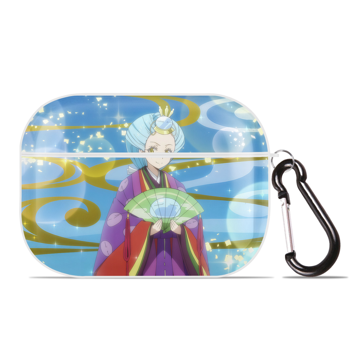 （画像用） 転スラ Regarding Reincarnated to Slime 【AirPods Pro用】ハードシェル保護ケース 耐衝撃・防指紋・カラビナ付き商品仕様