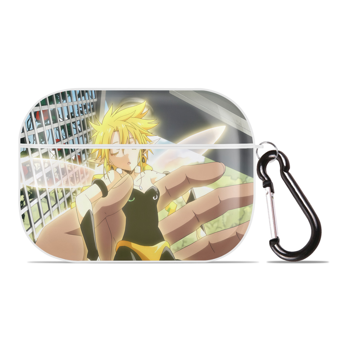 （画像用） 転スラ Regarding Reincarnated to Slime 【AirPods Pro用】ハードシェル保護ケース 耐衝撃・防指紋・カラビナ付き商品仕様