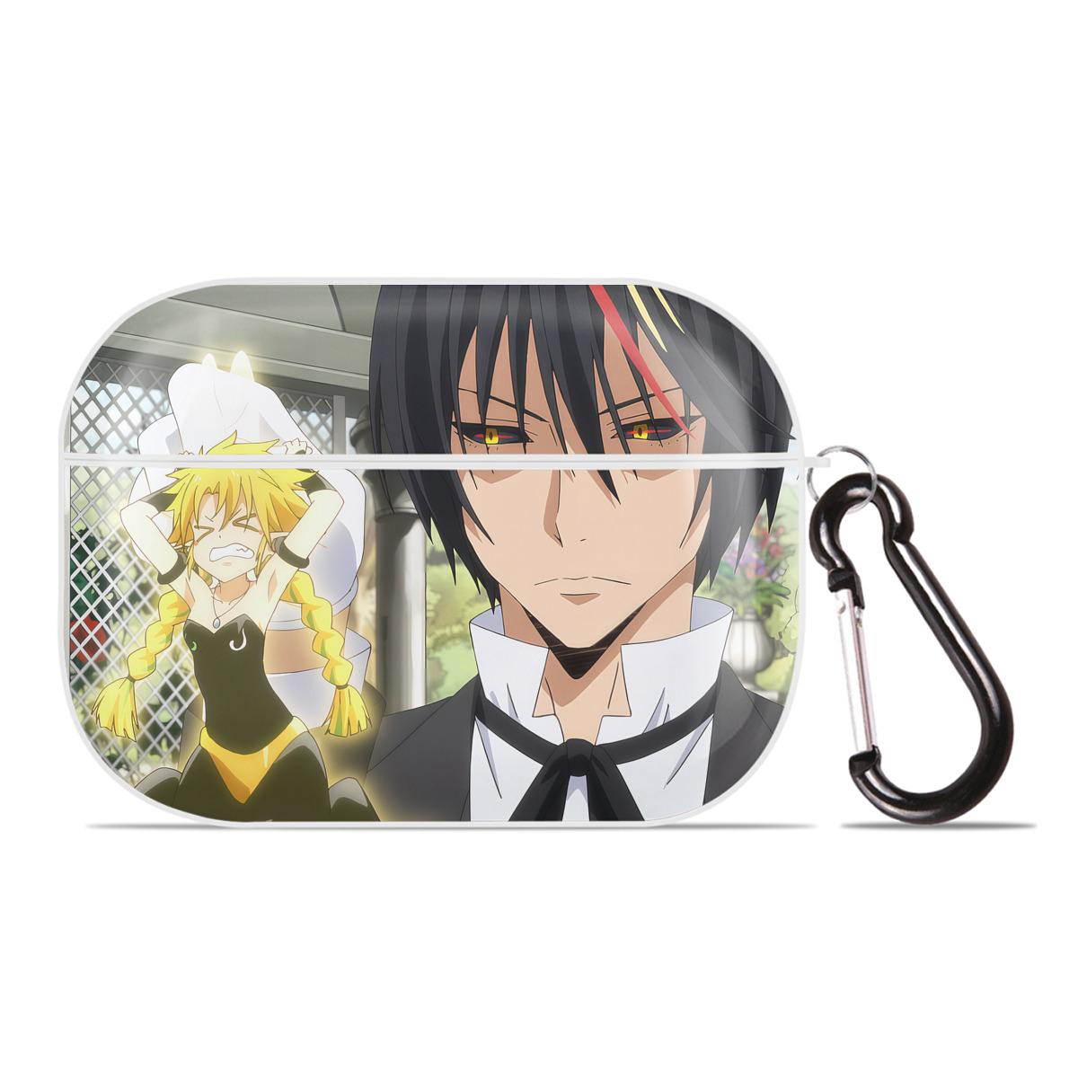 （画像用） 転スラ Regarding Reincarnated to Slime 【AirPods Pro用】ハードシェル保護ケース 耐衝撃・防指紋・カラビナ付き商品仕様