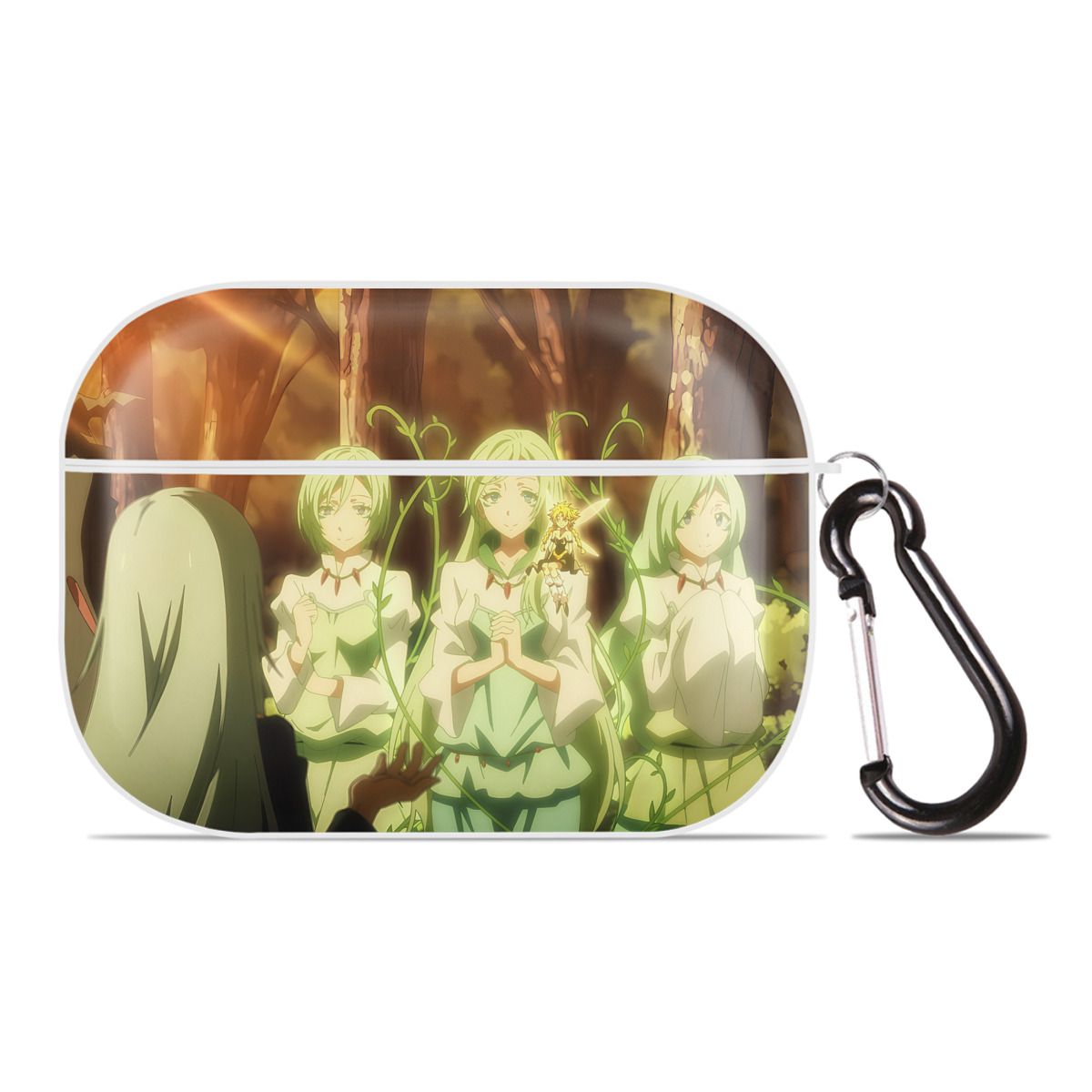 （画像用） 転スラ Regarding Reincarnated to Slime 【AirPods Pro用】ハードシェル保護ケース 耐衝撃・防指紋・カラビナ付き商品仕様
