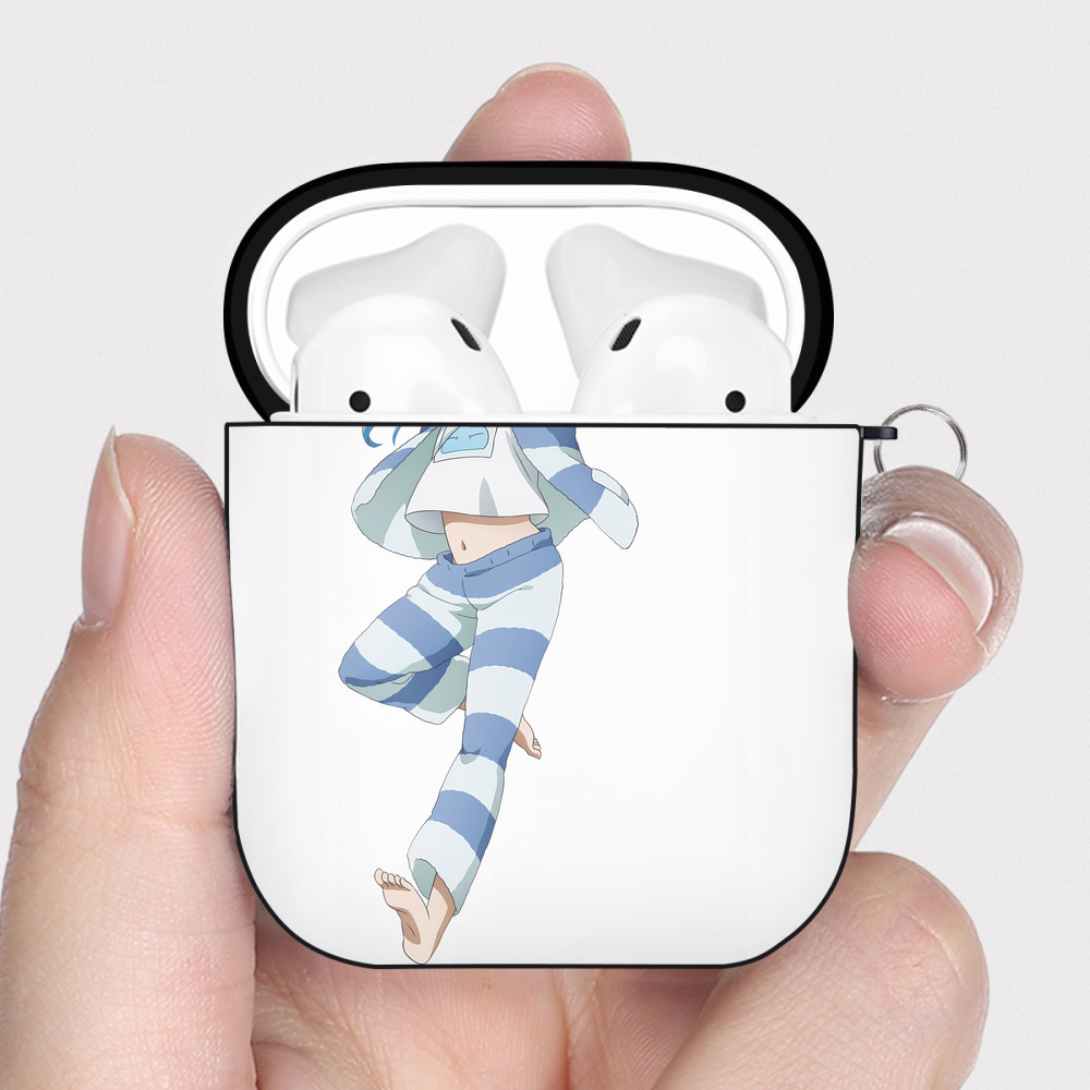 （画像用） 転スラ Regarding Reincarnated to Slime AirPods 第2世代保護ケース ハードシェル ブラック 耐衝撃・防指紋・カラビナ付き