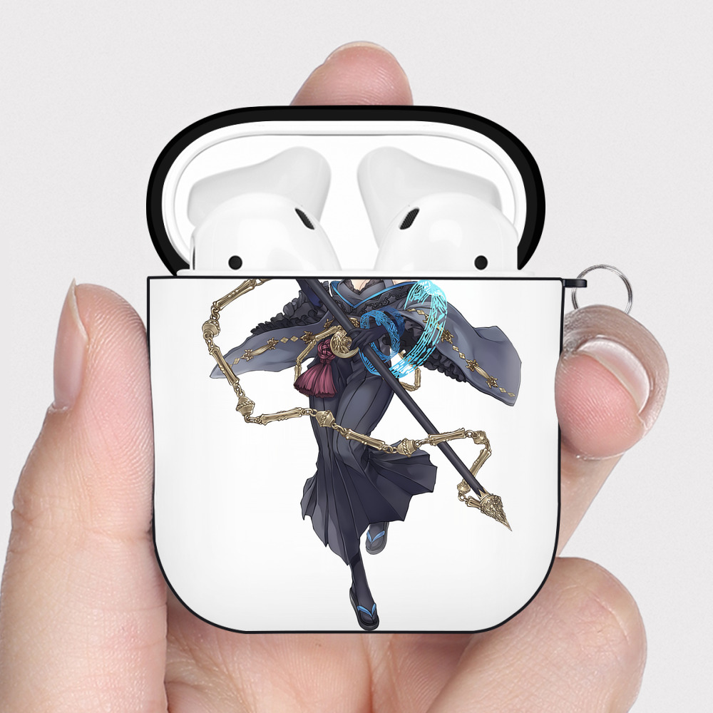 （画像用） 転スラ Regarding Reincarnated to Slime AirPods 第2世代保護ケース ハードシェル ブラック 耐衝撃・防指紋・カラビナ付き