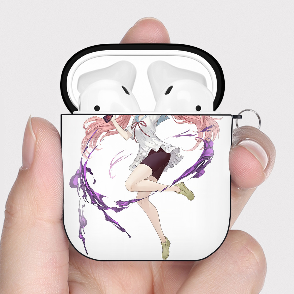 （画像用） 転スラ Regarding Reincarnated to Slime AirPods 第2世代保護ケース ハードシェル ブラック 耐衝撃・防指紋・カラビナ付き