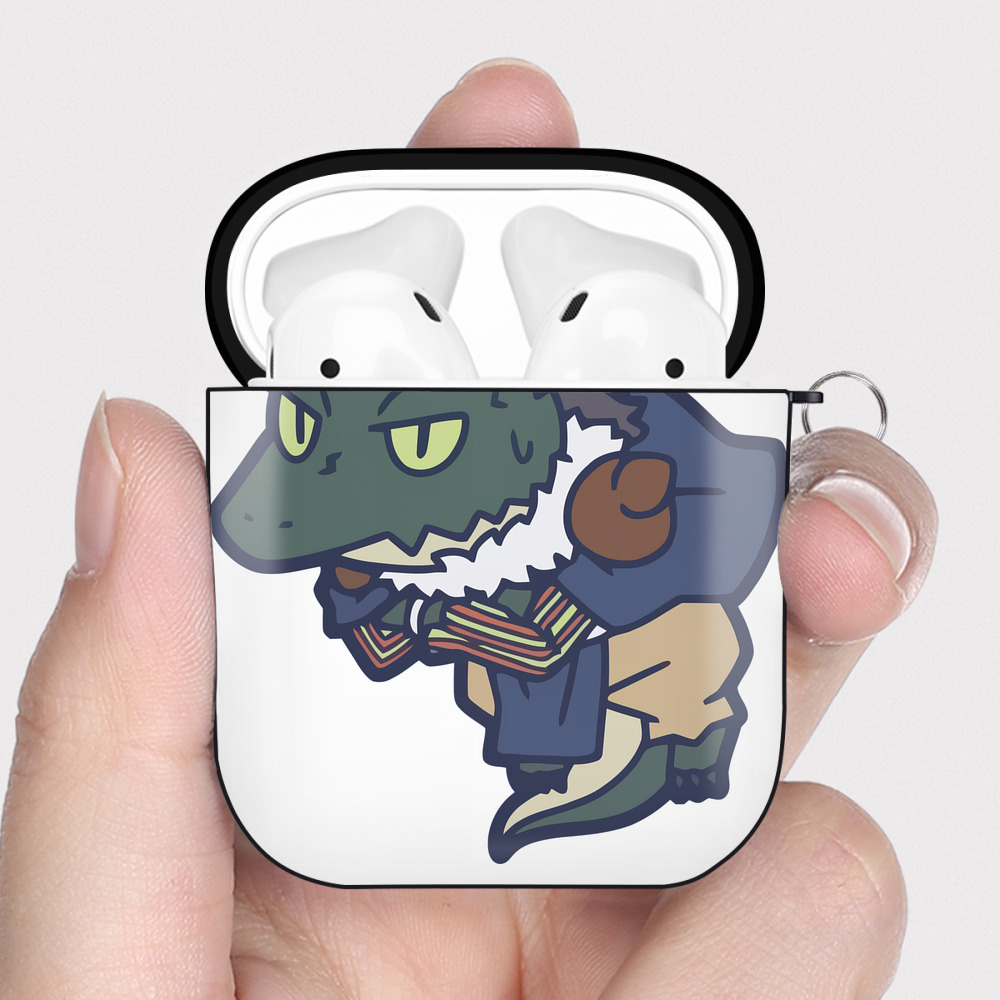 （画像用） 転スラ Regarding Reincarnated to Slime AirPods 第2世代保護ケース ハードシェル ブラック 耐衝撃・防指紋・カラビナ付き