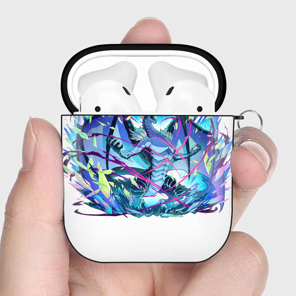 （画像用） 転スラ Regarding Reincarnated to Slime AirPods 第2世代保護ケース ハードシェル ブラック 耐衝撃・防指紋・カラビナ付き