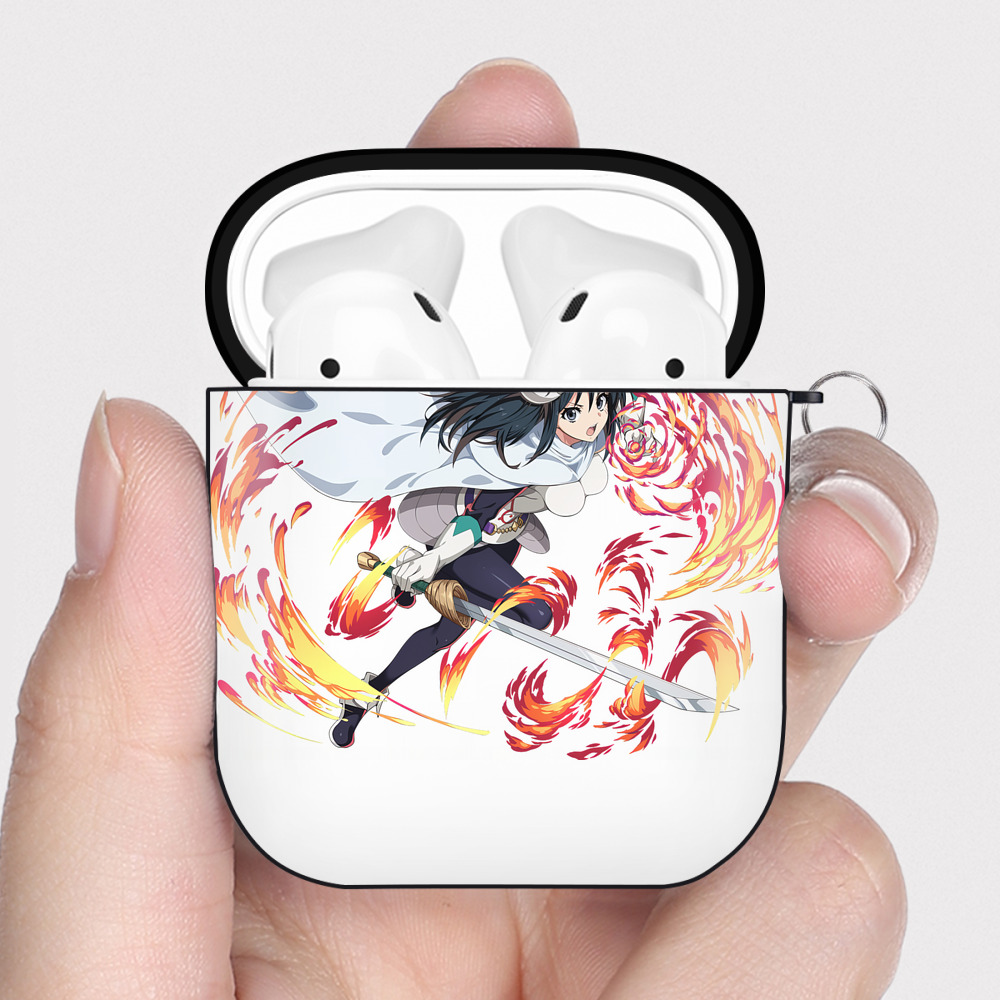 （画像用） 転スラ Regarding Reincarnated to Slime AirPods 第2世代保護ケース ハードシェル ブラック 耐衝撃・防指紋・カラビナ付き