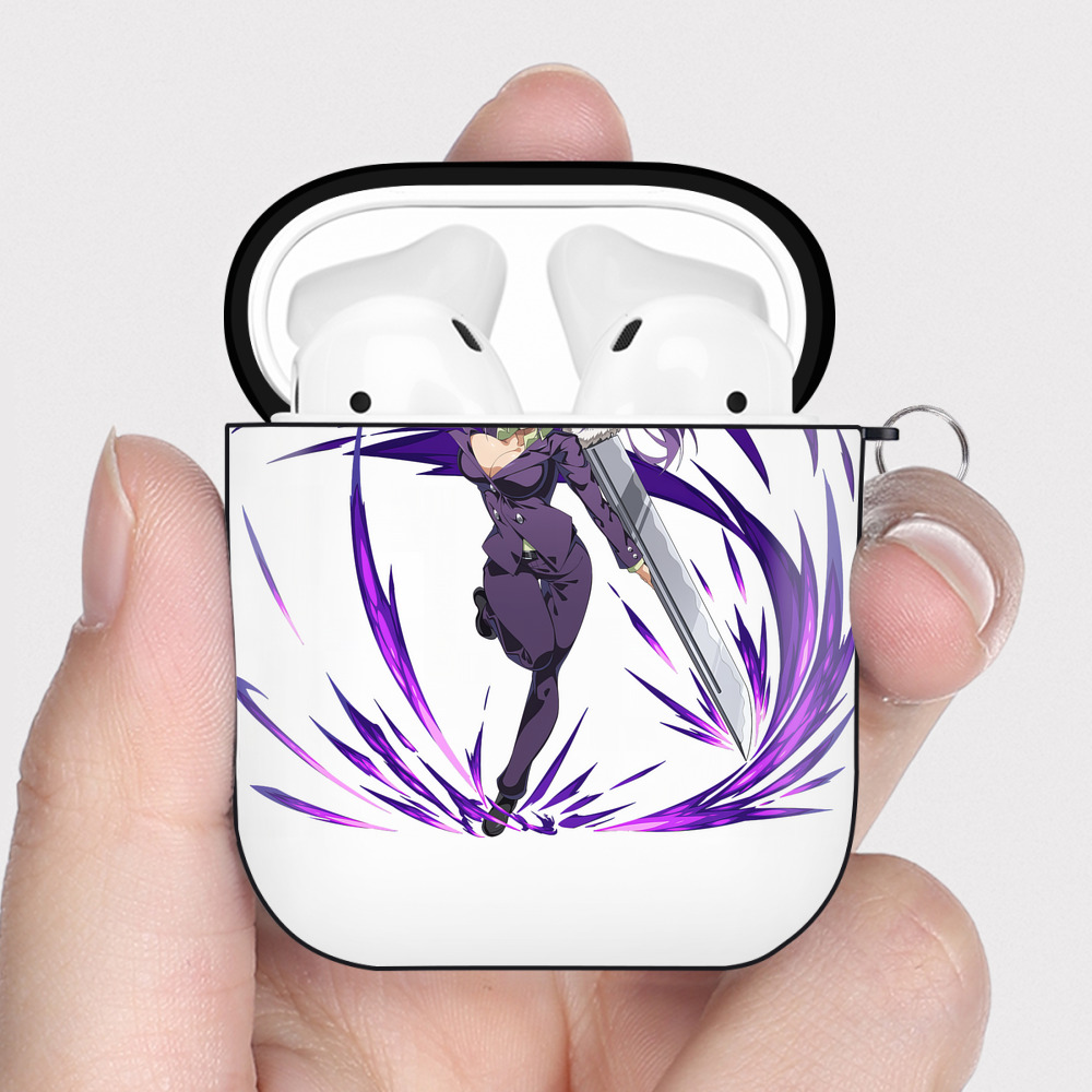（画像用） 転スラ Regarding Reincarnated to Slime AirPods 第2世代保護ケース ハードシェル ブラック 耐衝撃・防指紋・カラビナ付き