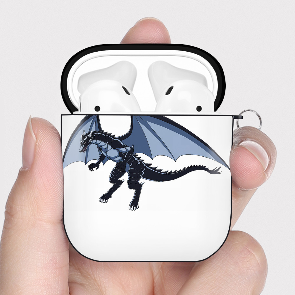 （画像用） 転スラ Regarding Reincarnated to Slime AirPods 第2世代保護ケース ハードシェル ブラック 耐衝撃・防指紋・カラビナ付き