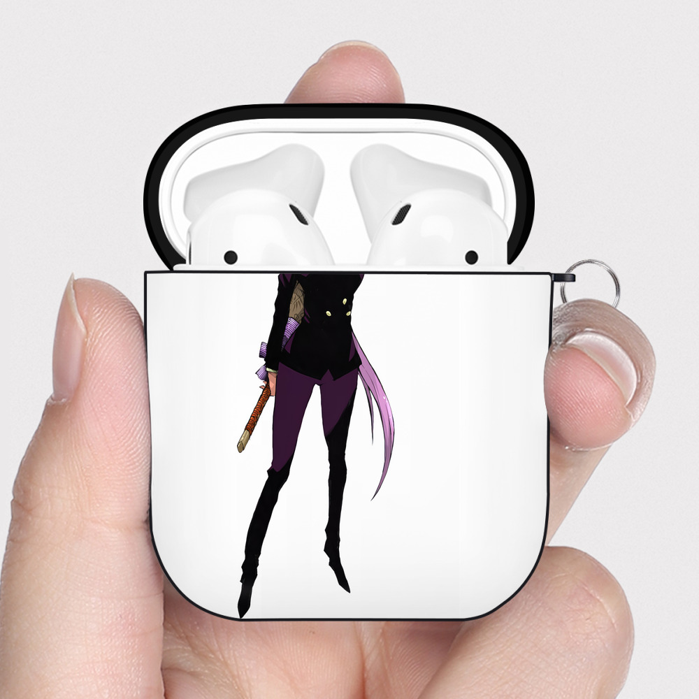 （画像用） 転スラ Regarding Reincarnated to Slime AirPods 第2世代保護ケース ハードシェル ブラック 耐衝撃・防指紋・カラビナ付き