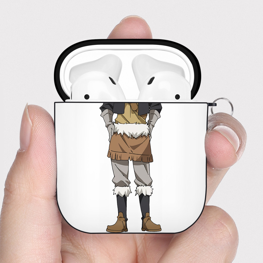 （画像用） 転スラ Regarding Reincarnated to Slime AirPods 第2世代保護ケース ハードシェル ブラック 耐衝撃・防指紋・カラビナ付き
