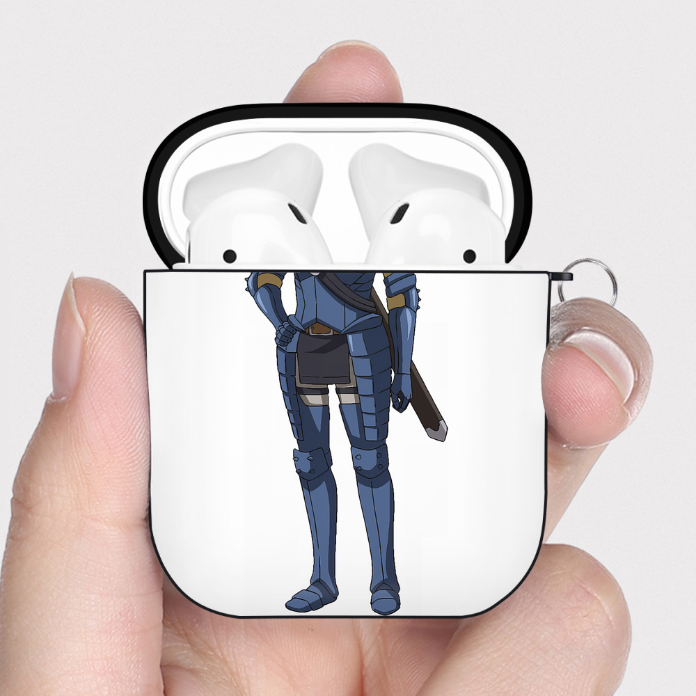 （画像用） 転スラ Regarding Reincarnated to Slime AirPods 第2世代保護ケース ハードシェル ブラック 耐衝撃・防指紋・カラビナ付き