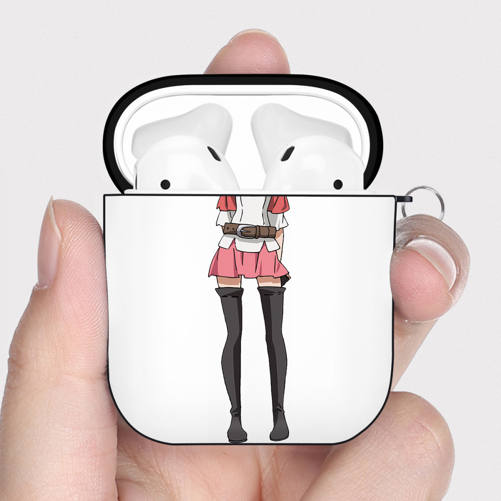 （画像用） 転スラ Regarding Reincarnated to Slime AirPods 第2世代保護ケース ハードシェル ブラック 耐衝撃・防指紋・カラビナ付き