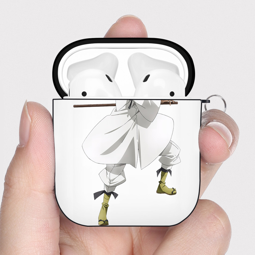 （画像用） 転スラ Regarding Reincarnated to Slime AirPods 第2世代保護ケース ハードシェル ブラック 耐衝撃・防指紋・カラビナ付き