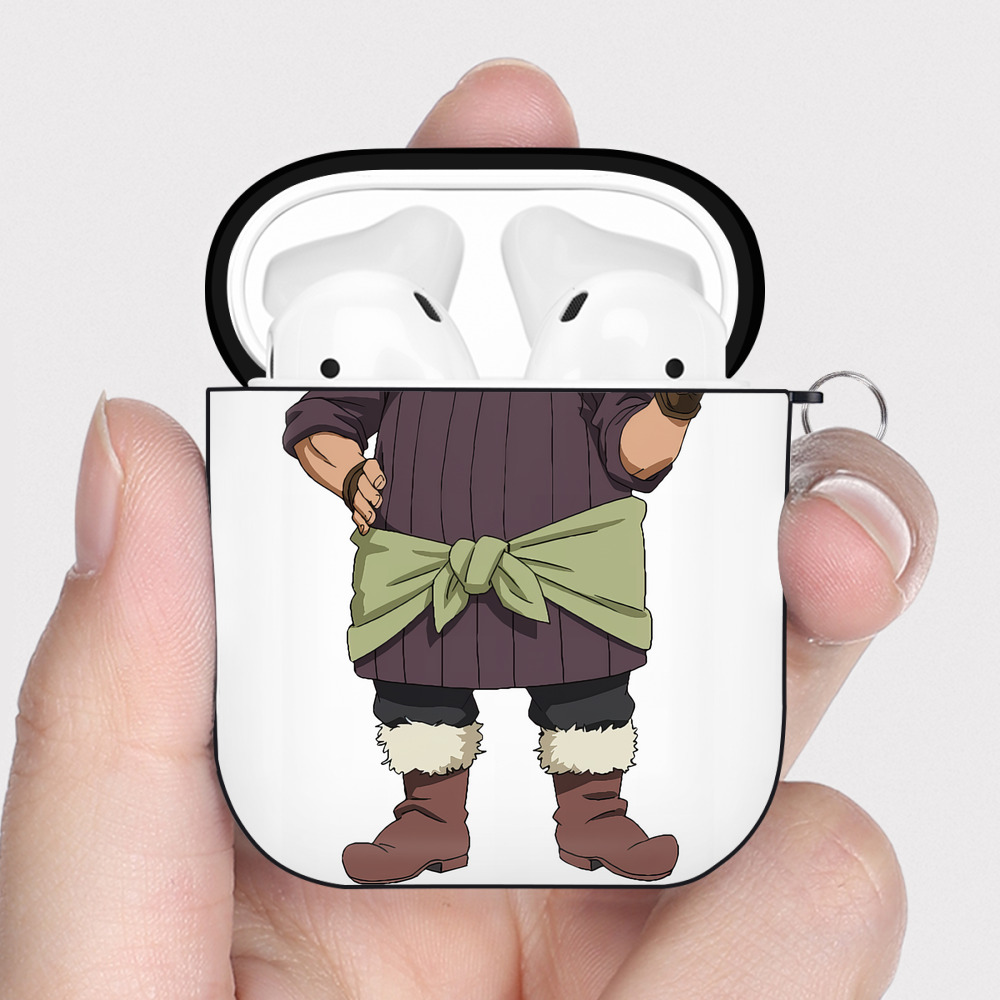 （画像用） 転スラ Regarding Reincarnated to Slime AirPods 第2世代保護ケース ハードシェル ブラック 耐衝撃・防指紋・カラビナ付き