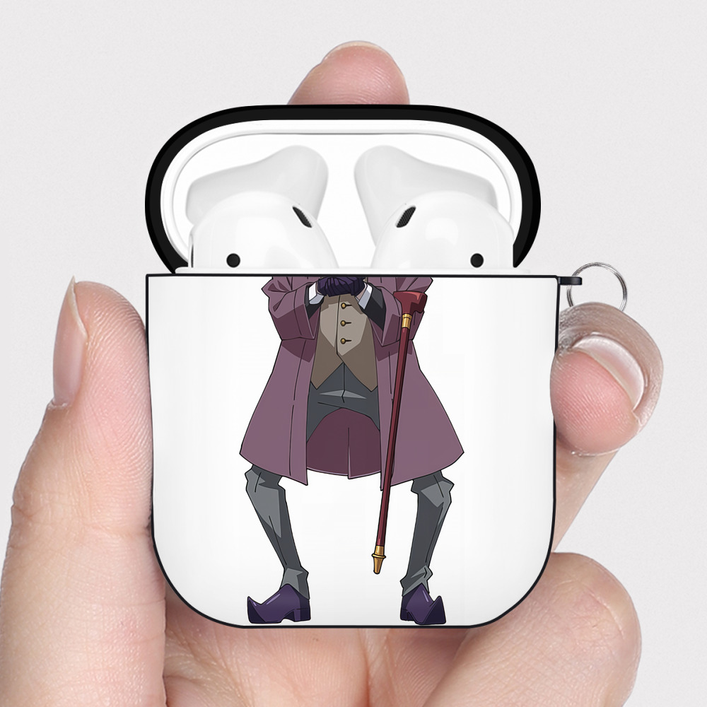（画像用） 転スラ Regarding Reincarnated to Slime AirPods 第2世代保護ケース ハードシェル ブラック 耐衝撃・防指紋・カラビナ付き