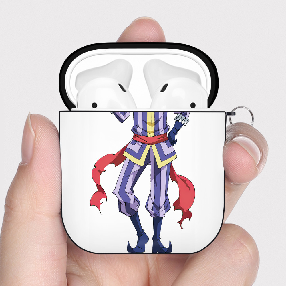（画像用） 転スラ Regarding Reincarnated to Slime AirPods 第2世代保護ケース ハードシェル ブラック 耐衝撃・防指紋・カラビナ付き
