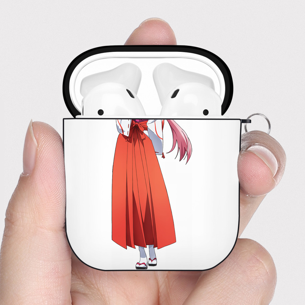 （画像用） 転スラ Regarding Reincarnated to Slime AirPods 第2世代保護ケース ハードシェル ブラック 耐衝撃・防指紋・カラビナ付き