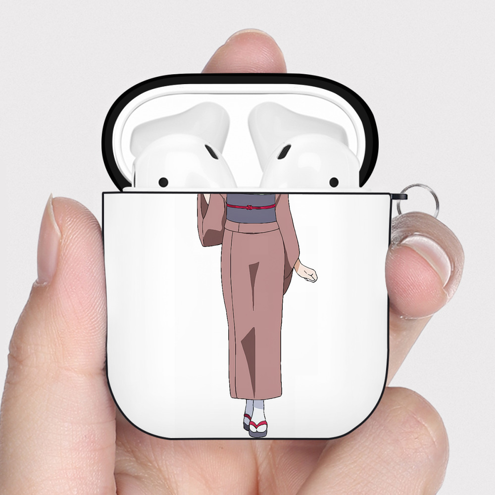 （画像用） 転スラ Regarding Reincarnated to Slime AirPods 第2世代保護ケース ハードシェル ブラック 耐衝撃・防指紋・カラビナ付き