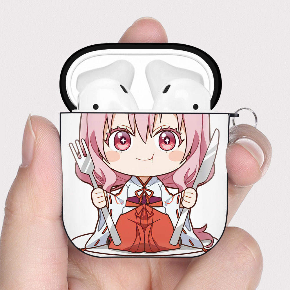 （画像用） 転スラ Regarding Reincarnated to Slime AirPods 第2世代保護ケース ハードシェル ブラック 耐衝撃・防指紋・カラビナ付き