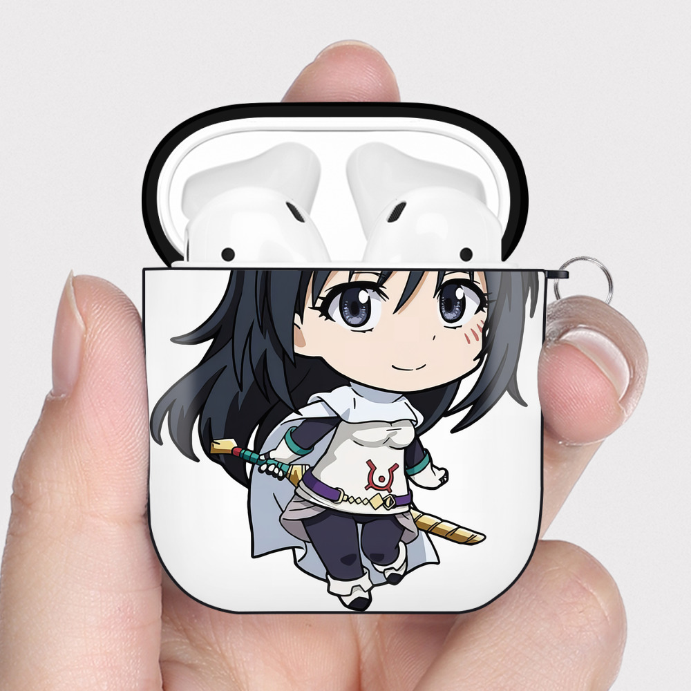 （画像用） 転スラ Regarding Reincarnated to Slime AirPods 第2世代保護ケース ハードシェル ブラック 耐衝撃・防指紋・カラビナ付き