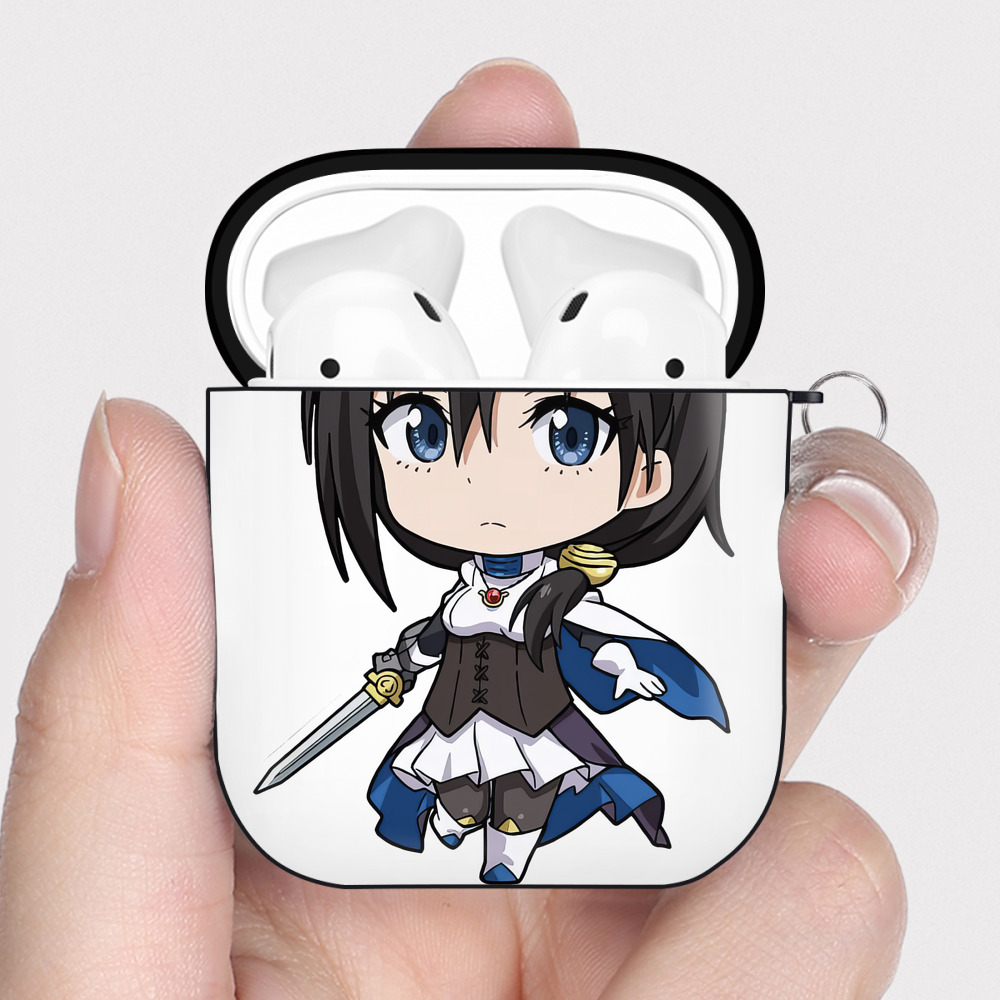 （画像用） 転スラ Regarding Reincarnated to Slime AirPods 第2世代保護ケース ハードシェル ブラック 耐衝撃・防指紋・カラビナ付き