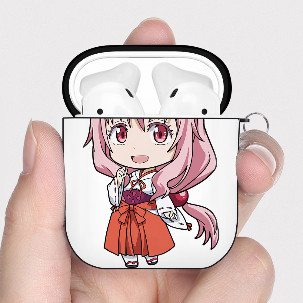 （画像用） 転スラ Regarding Reincarnated to Slime AirPods 第2世代保護ケース ハードシェル ブラック 耐衝撃・防指紋・カラビナ付き