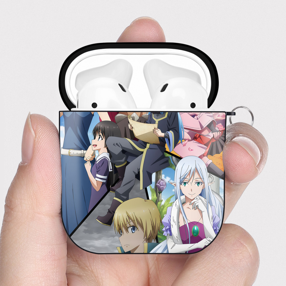 （画像用） 転スラ Regarding Reincarnated to Slime AirPods 第2世代保護ケース ハードシェル ブラック 耐衝撃・防指紋・カラビナ付き