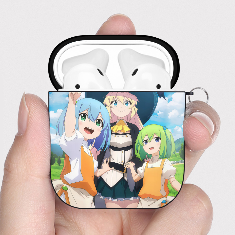 （画像用） 転スラ Regarding Reincarnated to Slime AirPods 第2世代保護ケース ハードシェル ブラック 耐衝撃・防指紋・カラビナ付き