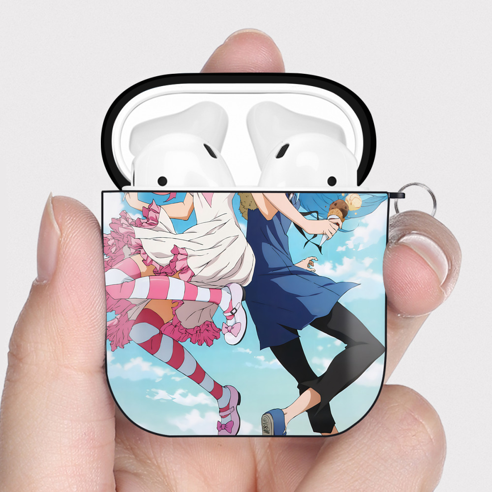 （画像用） 転スラ Regarding Reincarnated to Slime AirPods 第2世代保護ケース ハードシェル ブラック 耐衝撃・防指紋・カラビナ付き