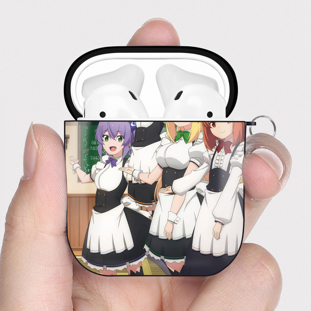 （画像用） 転スラ Regarding Reincarnated to Slime AirPods 第2世代保護ケース ハードシェル ブラック 耐衝撃・防指紋・カラビナ付き