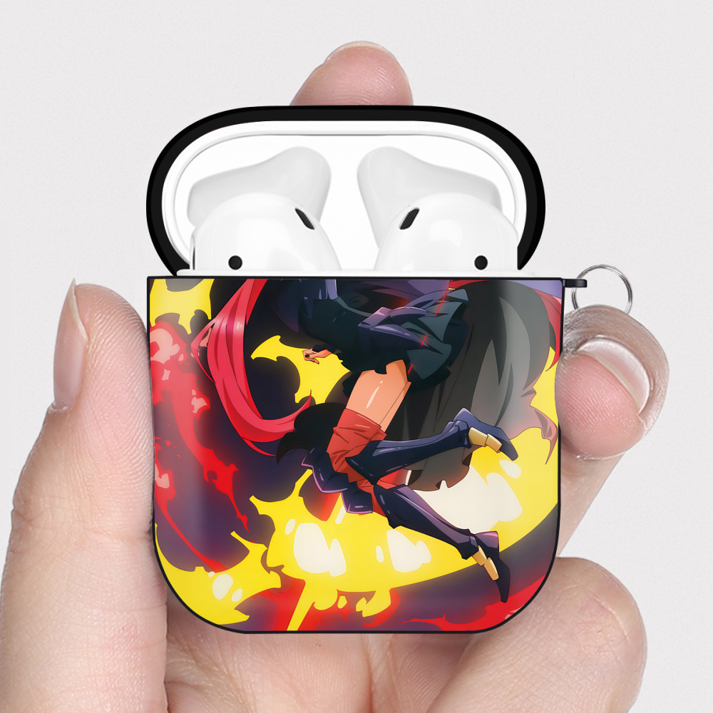 （画像用） 転スラ Regarding Reincarnated to Slime AirPods 第2世代保護ケース ハードシェル ブラック 耐衝撃・防指紋・カラビナ付き