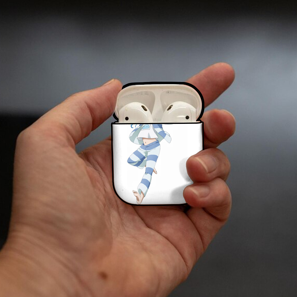転スラ Regarding Reincarnated to Slime AirPods 第2世代保護ケース ハードシェル ブラック 耐衝撃・防指紋・カラビナ付き