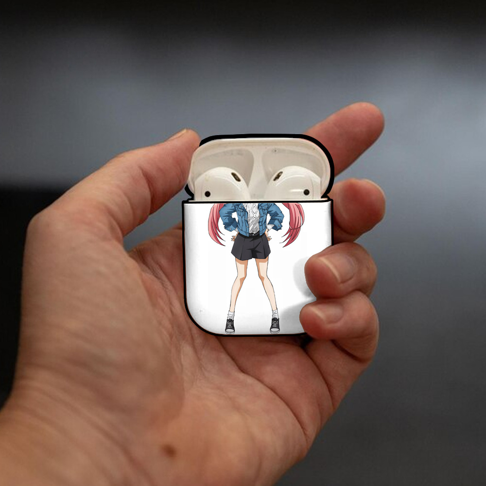 転スラ Regarding Reincarnated to Slime AirPods 第2世代保護ケース ハードシェル ブラック 耐衝撃・防指紋・カラビナ付き
