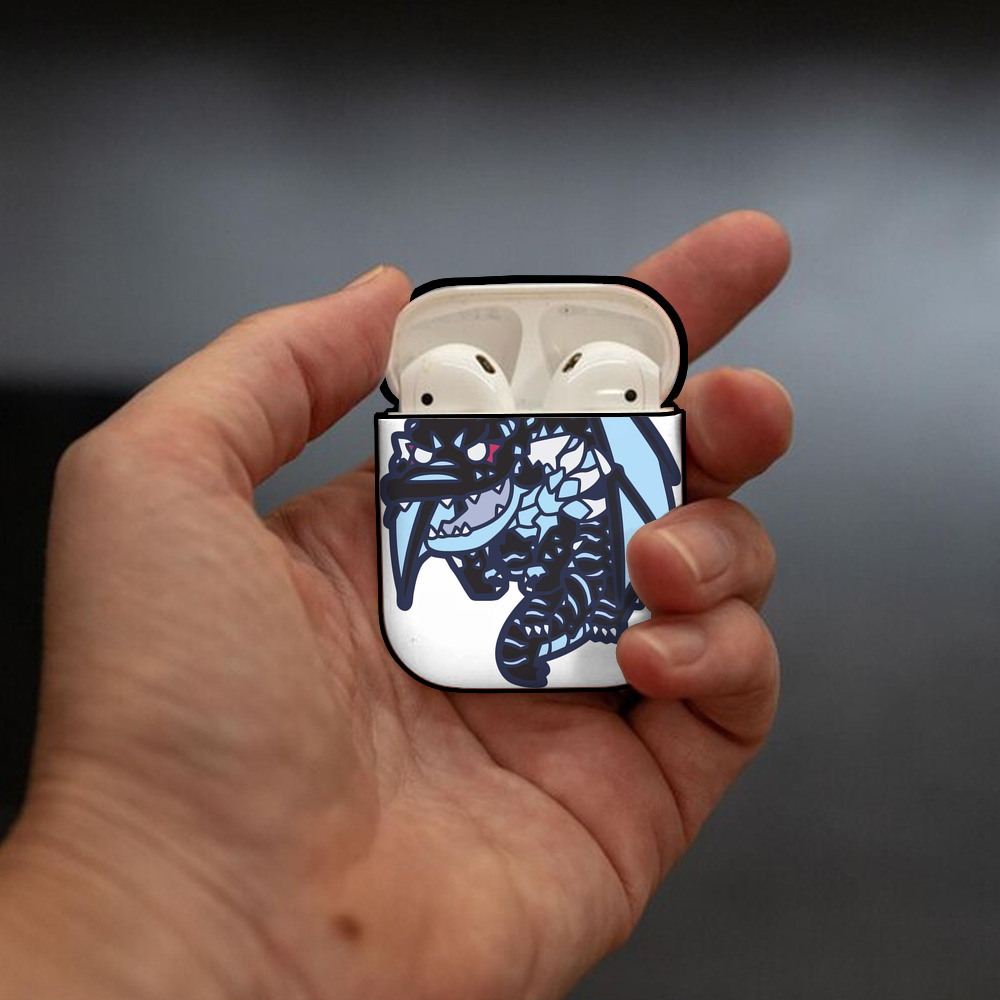 転スラ Regarding Reincarnated to Slime AirPods 第2世代保護ケース ハードシェル ブラック 耐衝撃・防指紋・カラビナ付き