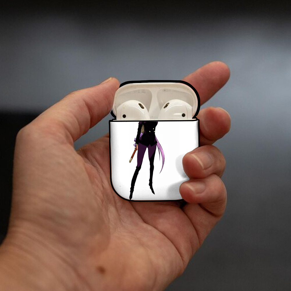 転スラ Regarding Reincarnated to Slime AirPods 第2世代保護ケース ハードシェル ブラック 耐衝撃・防指紋・カラビナ付き