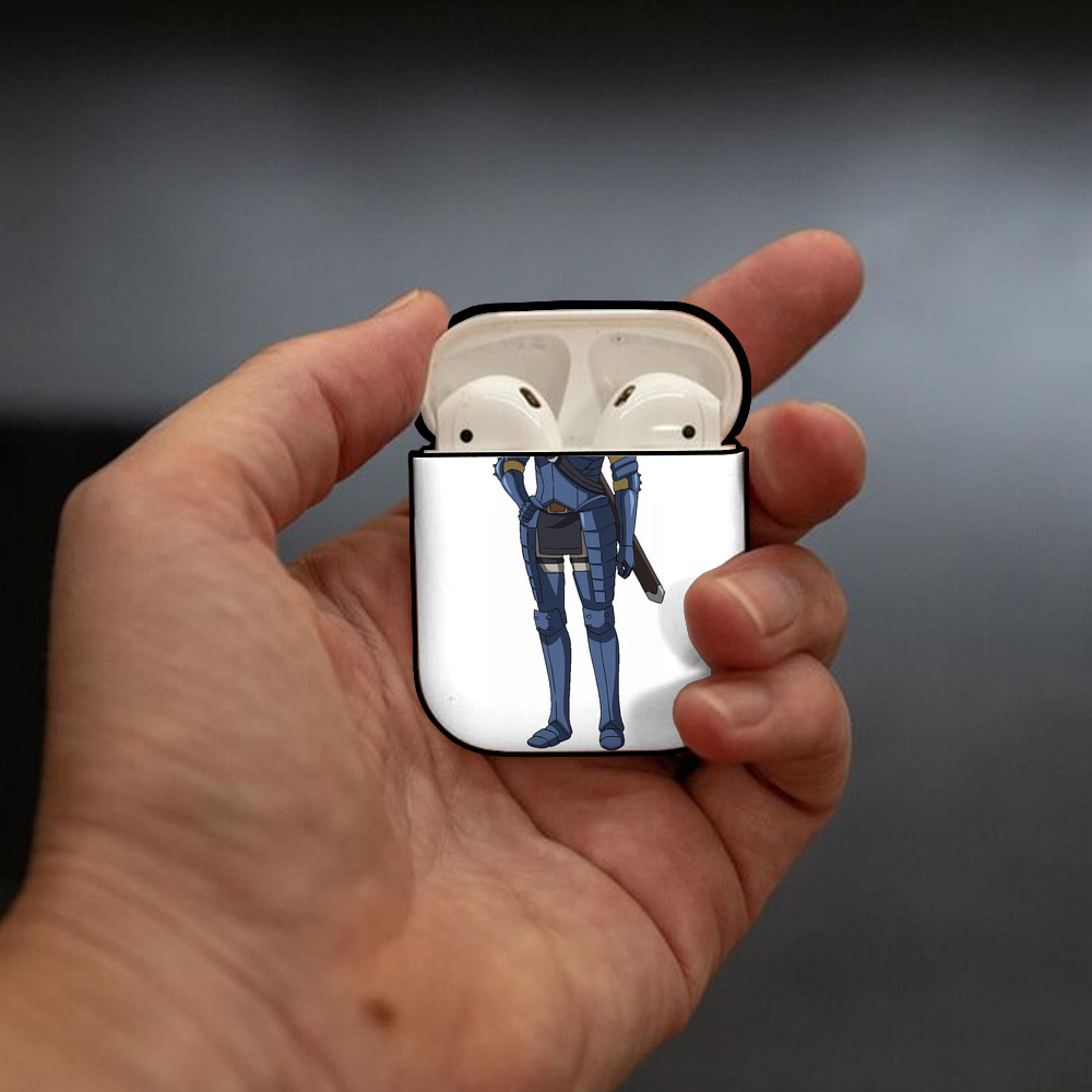 転スラ Regarding Reincarnated to Slime AirPods 第2世代保護ケース ハードシェル ブラック 耐衝撃・防指紋・カラビナ付き