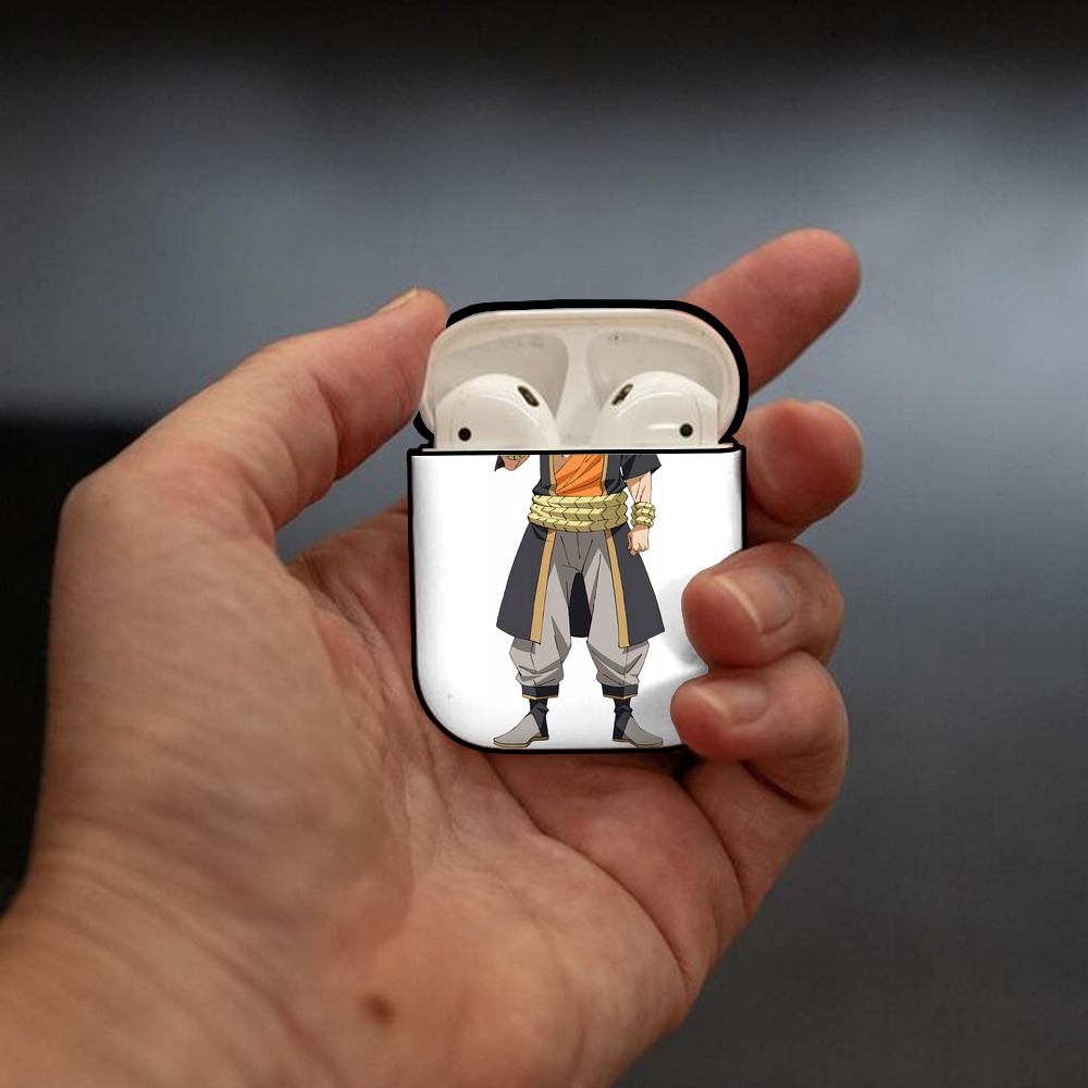 転スラ Regarding Reincarnated to Slime AirPods 第2世代保護ケース ハードシェル ブラック 耐衝撃・防指紋・カラビナ付き